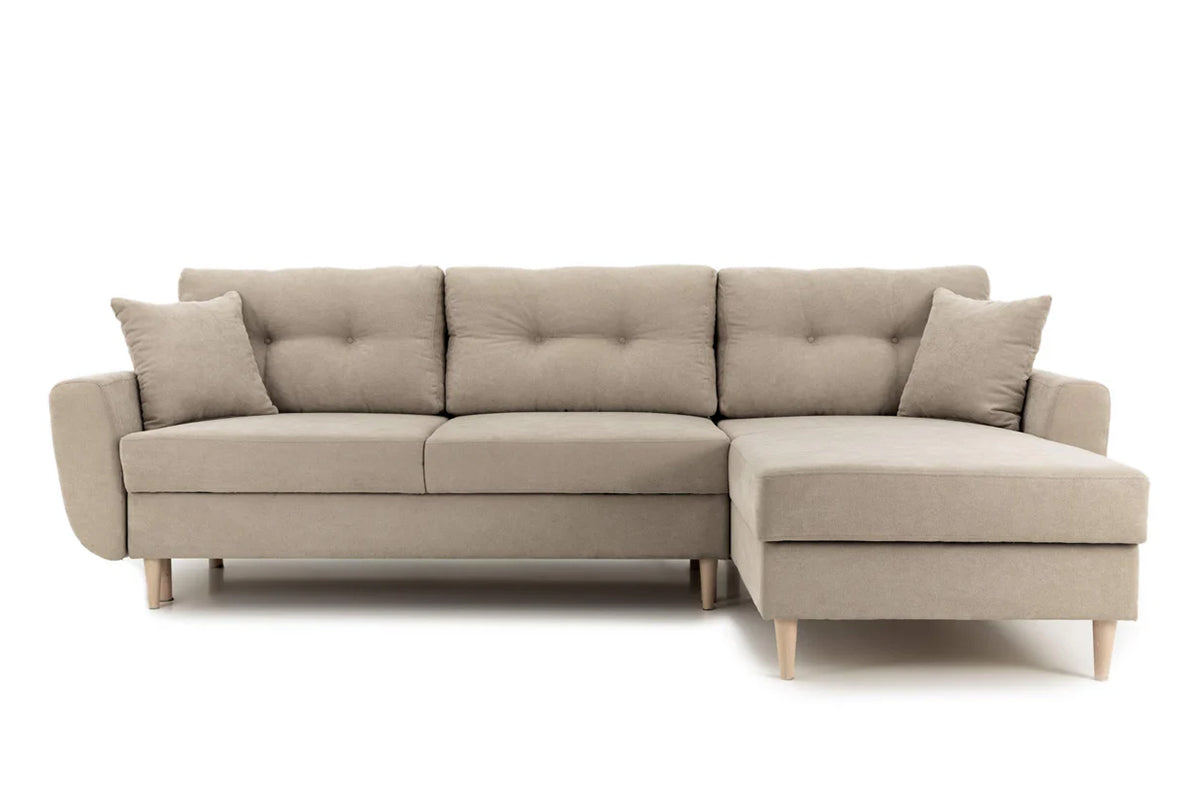 Colțar Extensibil HELSINKI, cu ladă de depozitare, variante stânga/dreapta 261x166x82 cm