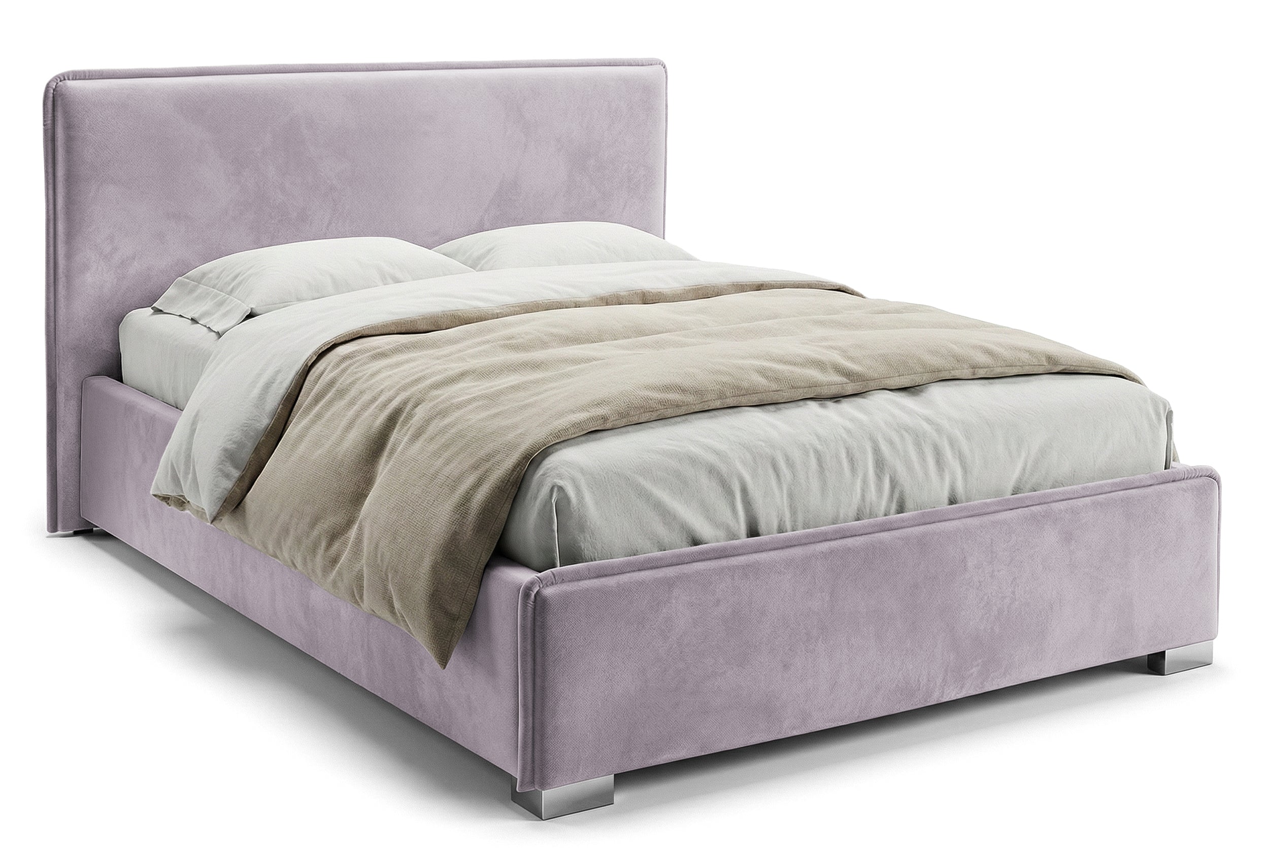 Pat Tapițat Nice, cu somieră rabatabilă și ladă de depozitare, Prestigehome.ro, Prestige, #Color_swing-violet