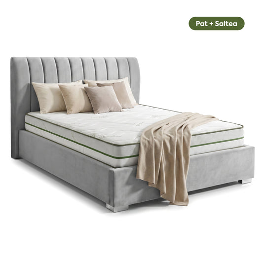 Pachet Pat + Saltea 120x200 Premium Single