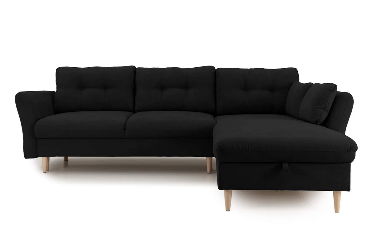 Colțar Extensibil STOCHOLM, cu ladă de depozitare, variante stânga/dreapta 270x210x90 cm