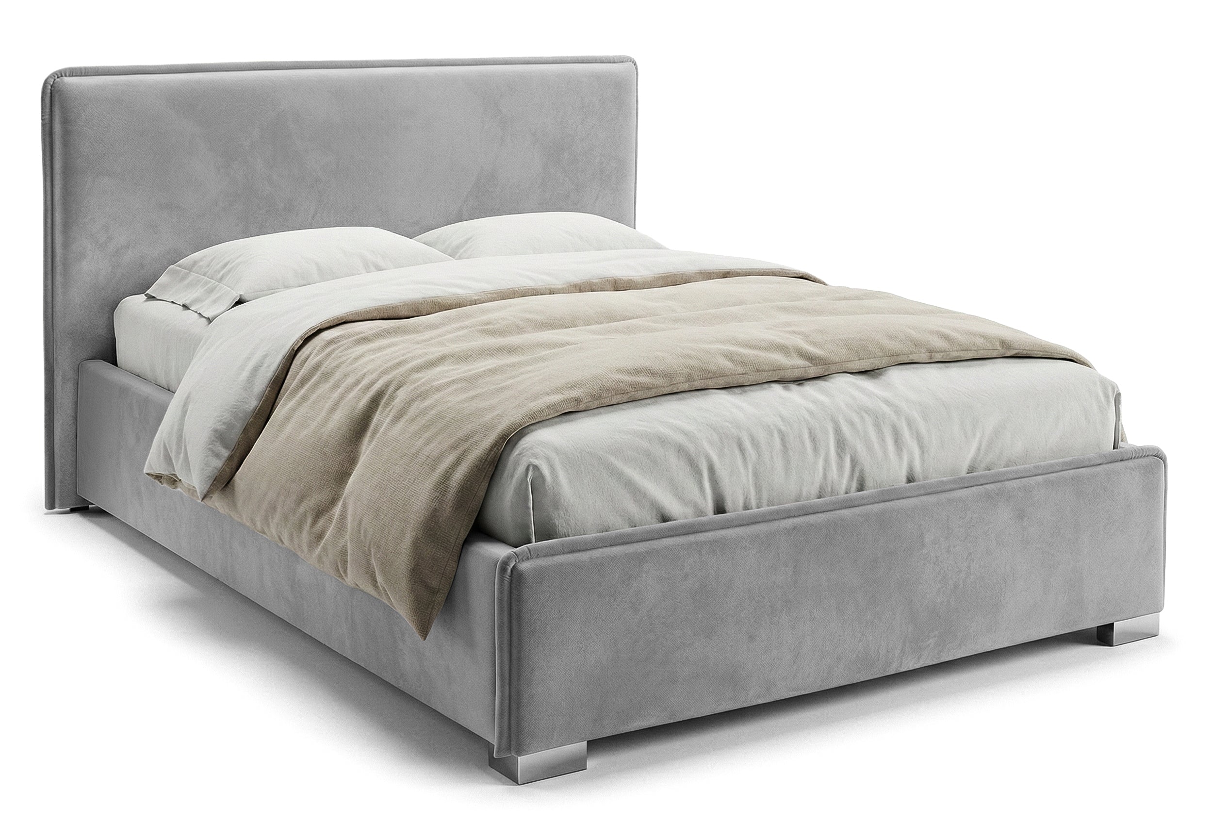 Pat Tapitat Nice, cu Lada Rabatabil, Prestigehome.ro, Prestige, #Color_swing-gri