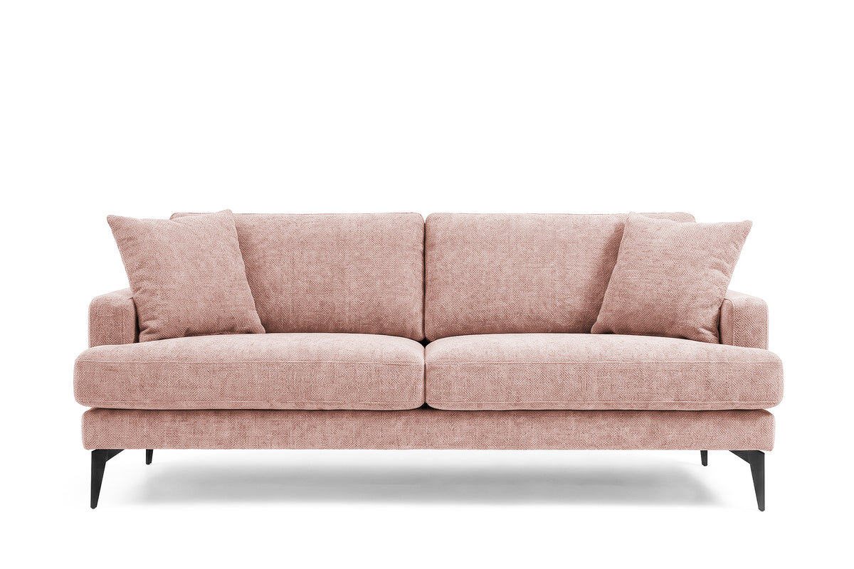 Colțar Fix AZURRO, cu ladă de depozitare, 280x90/180x85 cm - Prestigehome.ro - Colțar - Prestige #color_Roz-Mystery