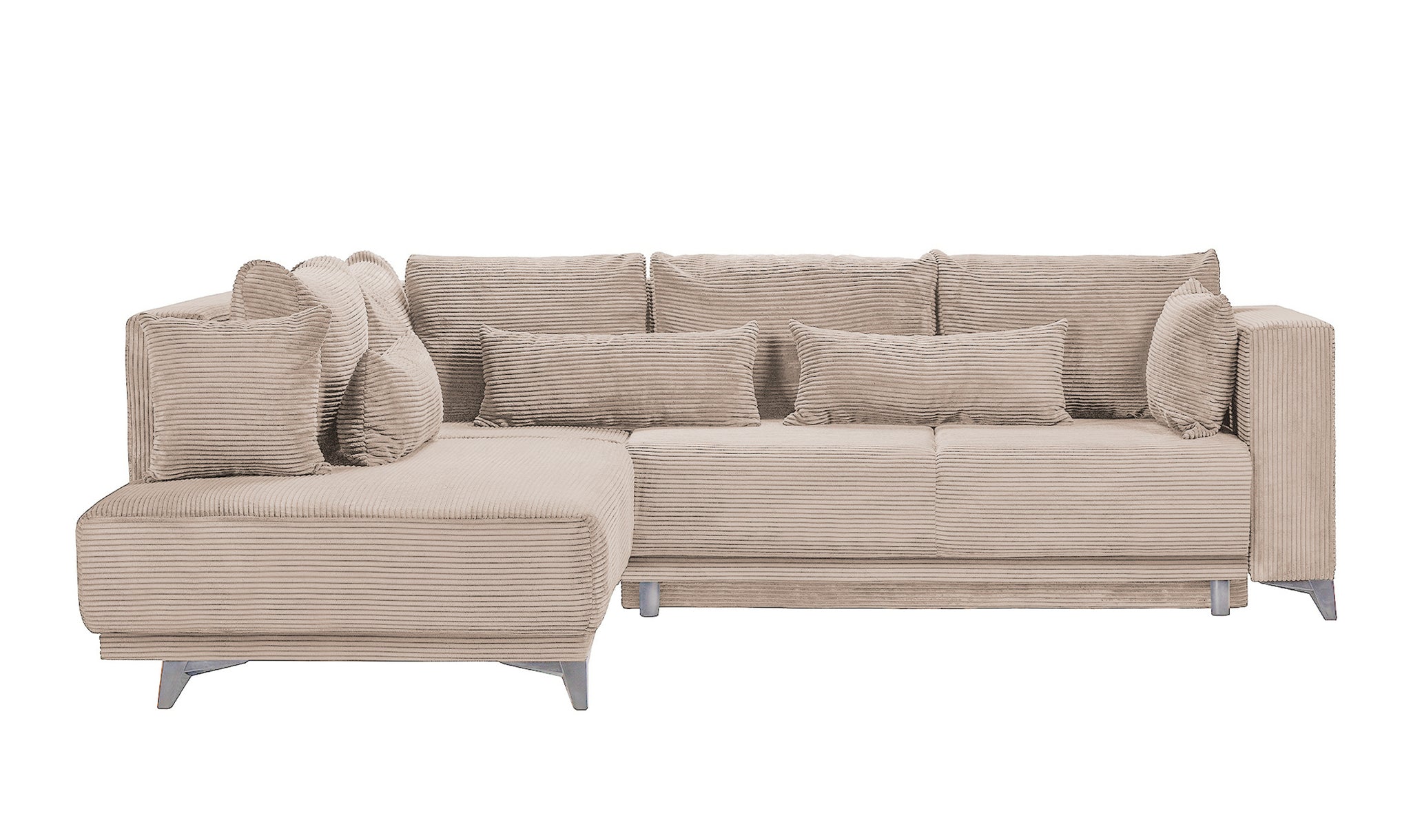 Colțar Extensibil NOMAD cu ladă de depozitare variante stânga/dreapta 280x215x90 cm