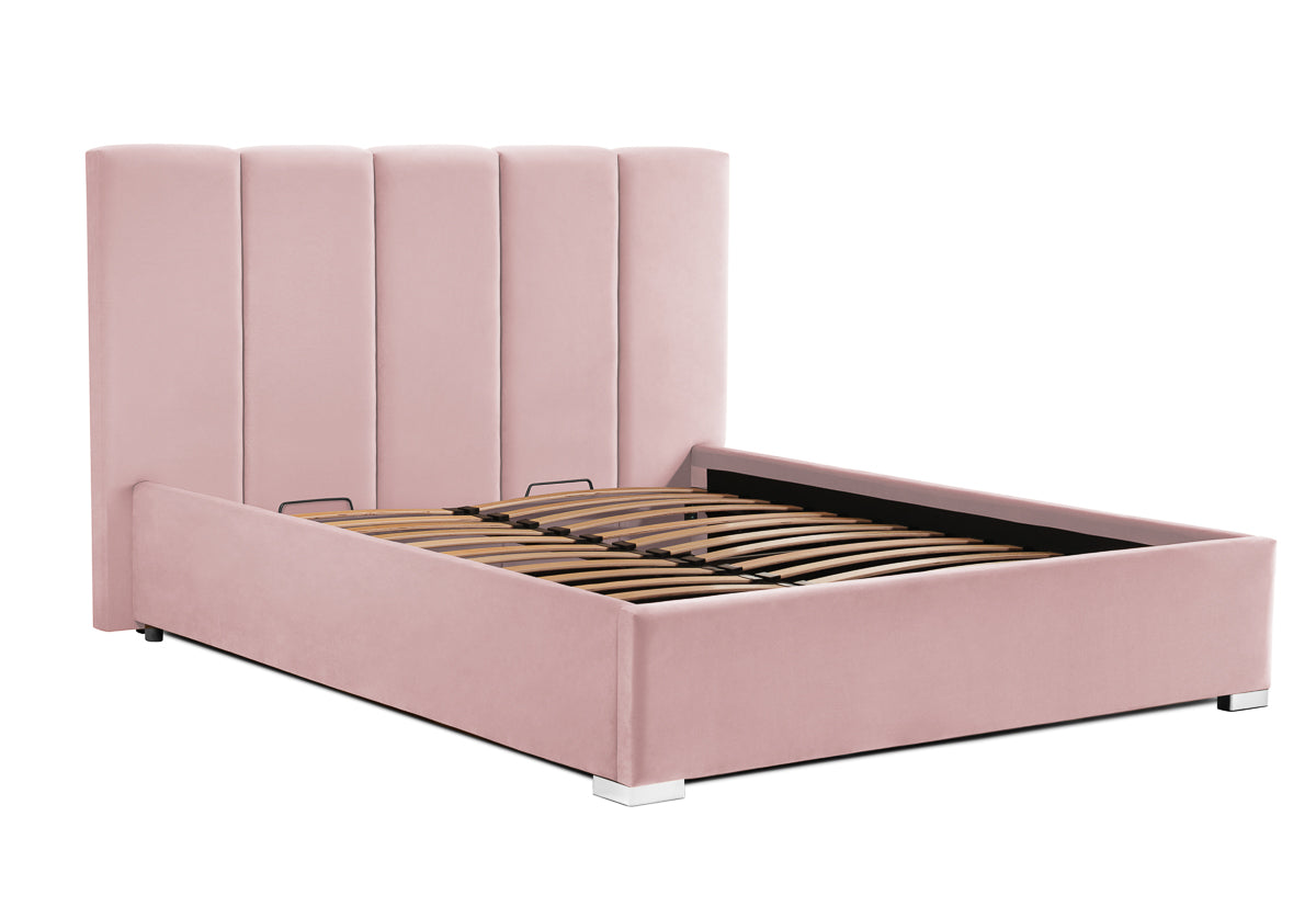 Pat Tapitat Luna, cu Lada Rabatabil, Prestigehome.ro, Prestige, #color_swing-roz