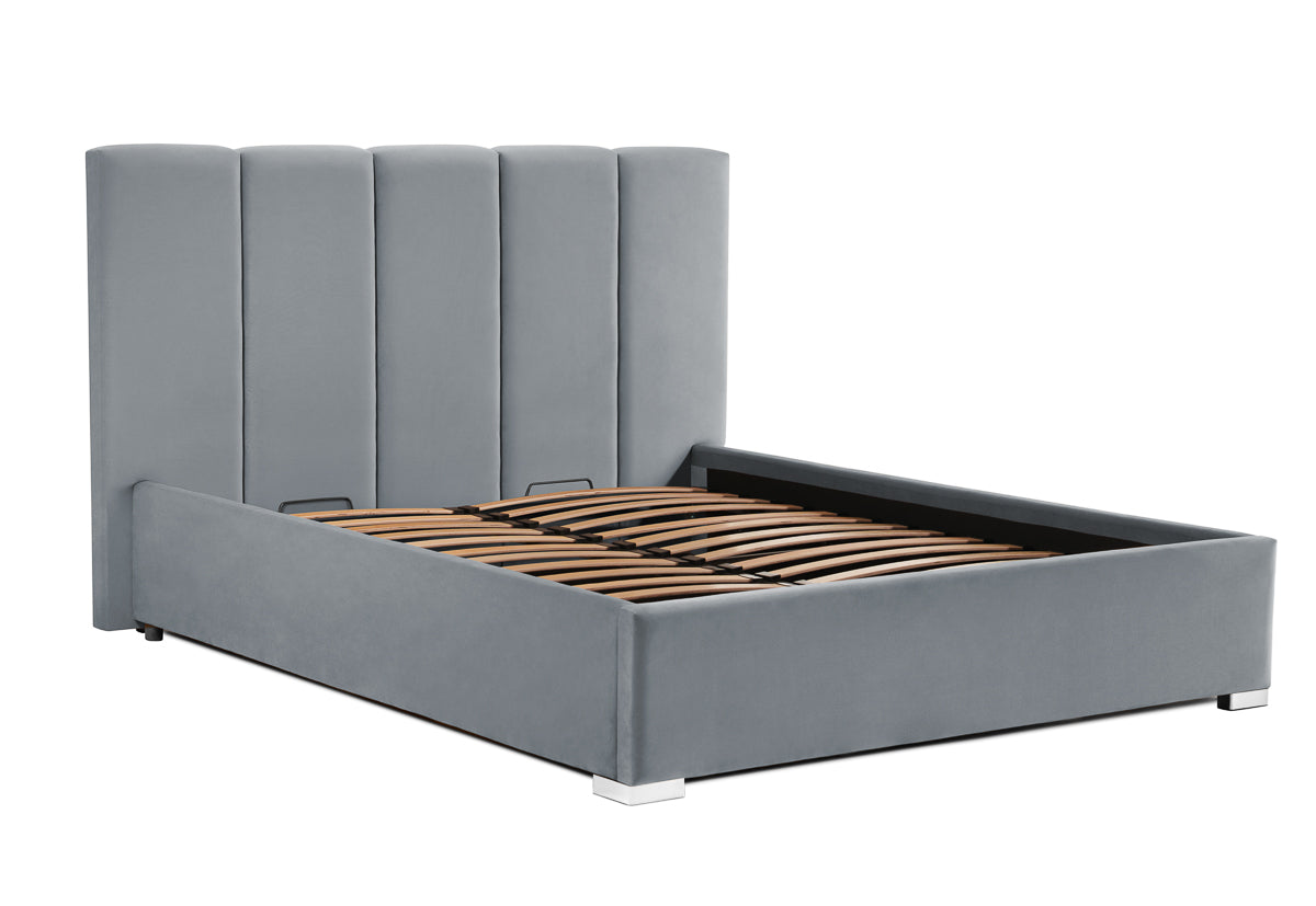 Pat Tapitat Luna, cu Lada Rabatabil, Prestigehome.ro, Prestige, #color_swing-gri