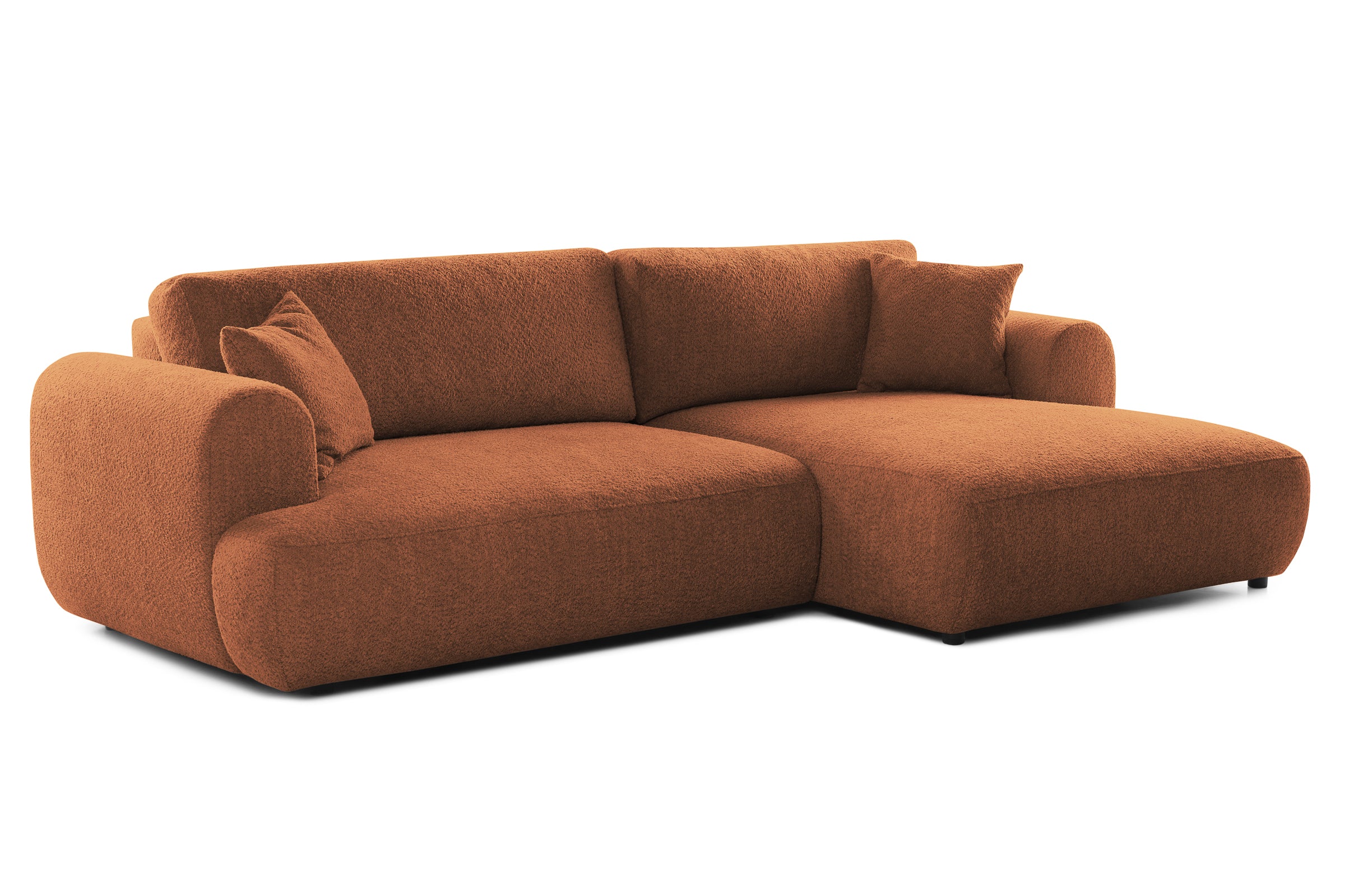 Colțar Extensibil 3 locuri NOA, cu ladă de depozitare, 270x155x80 cm, #color_Bordeaux-Anthology