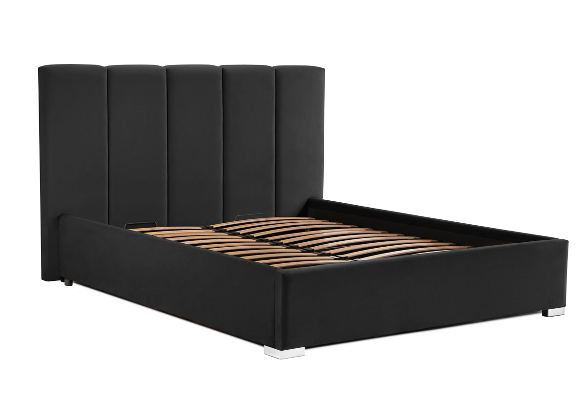 Pat Tapitat Luna, cu Lada Rabatabil, Prestigehome.ro, Prestige, #color_swing-negru