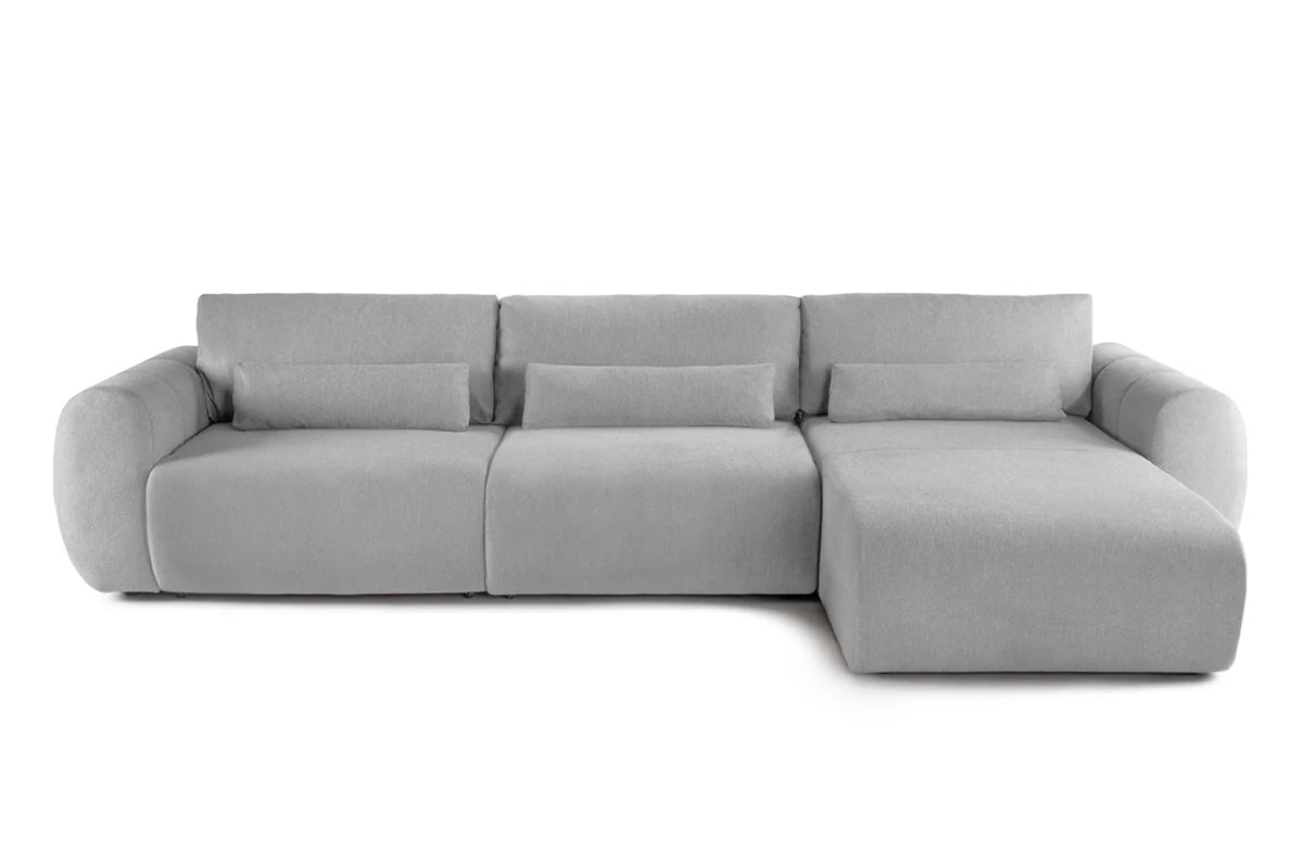 Colțar Extensibil VERSA, cu 2 lăzi depozitare, șezlong interschimbabil, 357x190x87 cm