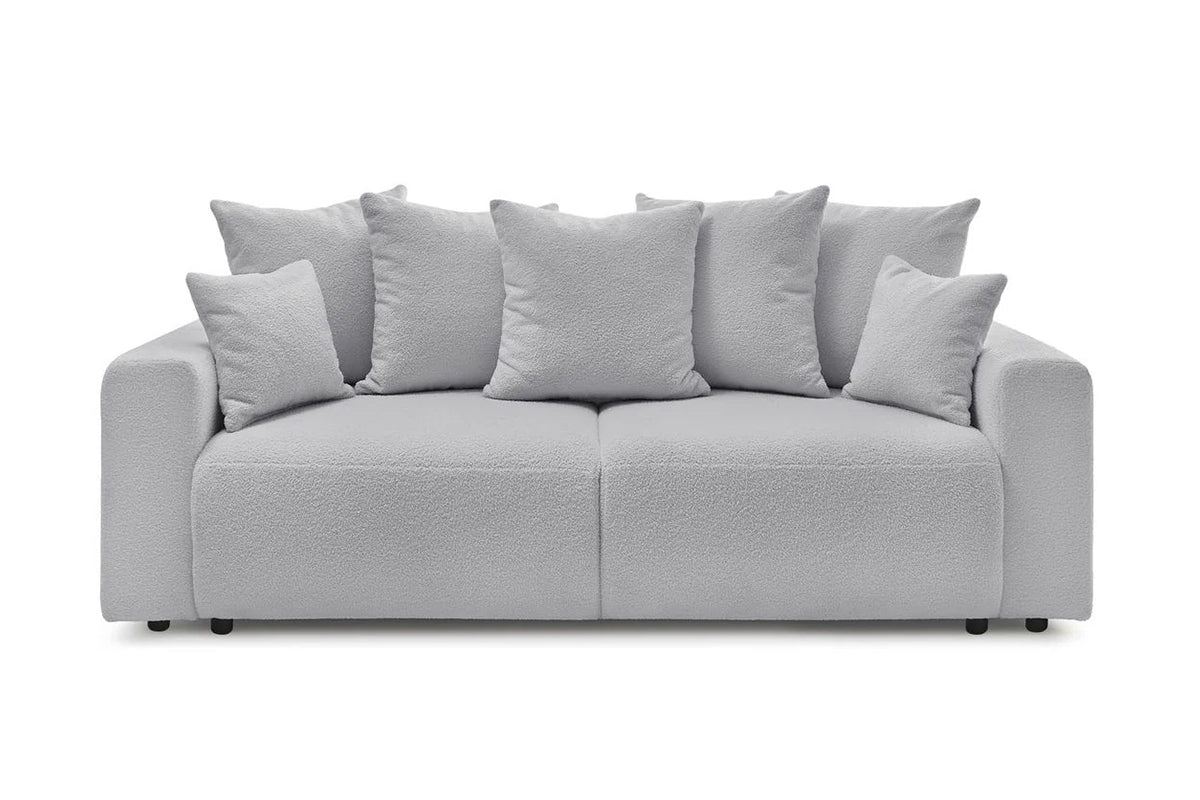 Canapea extensibilă 3 locuri livigno, cu ladă de depozitare, 235x93x100 cm