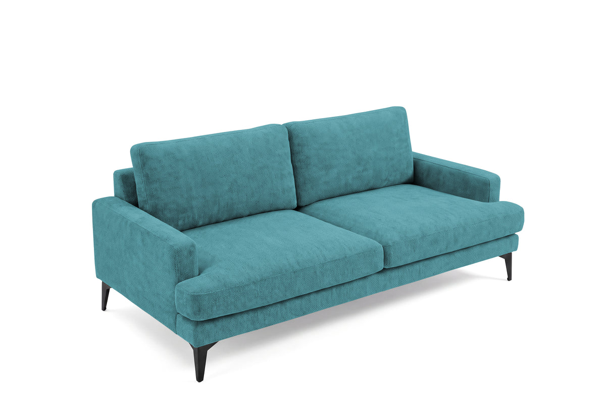 Colțar Fix AZURRO, cu ladă de depozitare, 280x90/180x85 cm - Prestigehome.ro - Colțar - Prestige #color_Turcoaz-Mystery