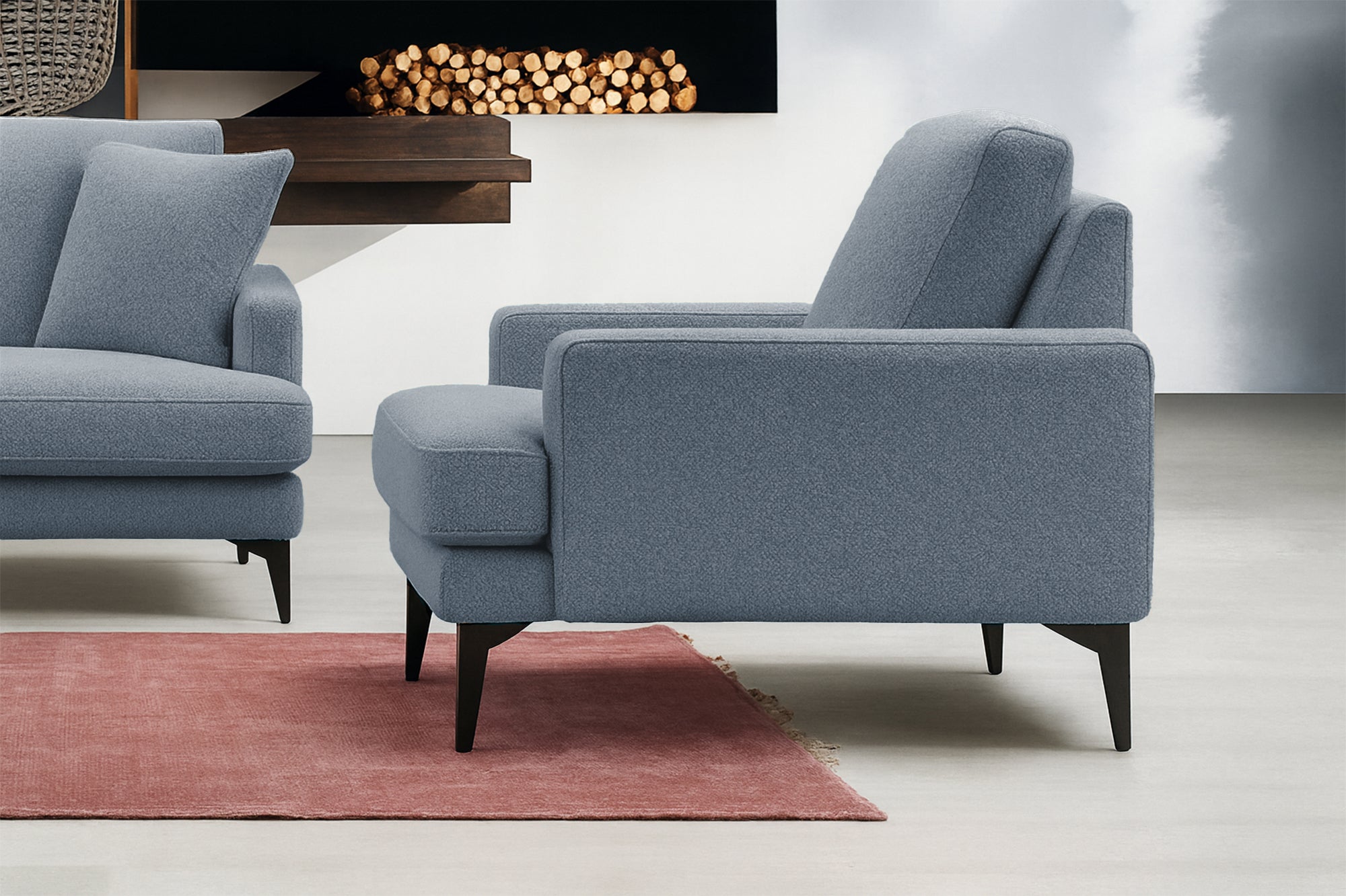 Fotoliu AZURRO, 80x90x85 cm- Prestigehome.ro - Fotoliu- Prestige - #Color_Albastru-Mystery