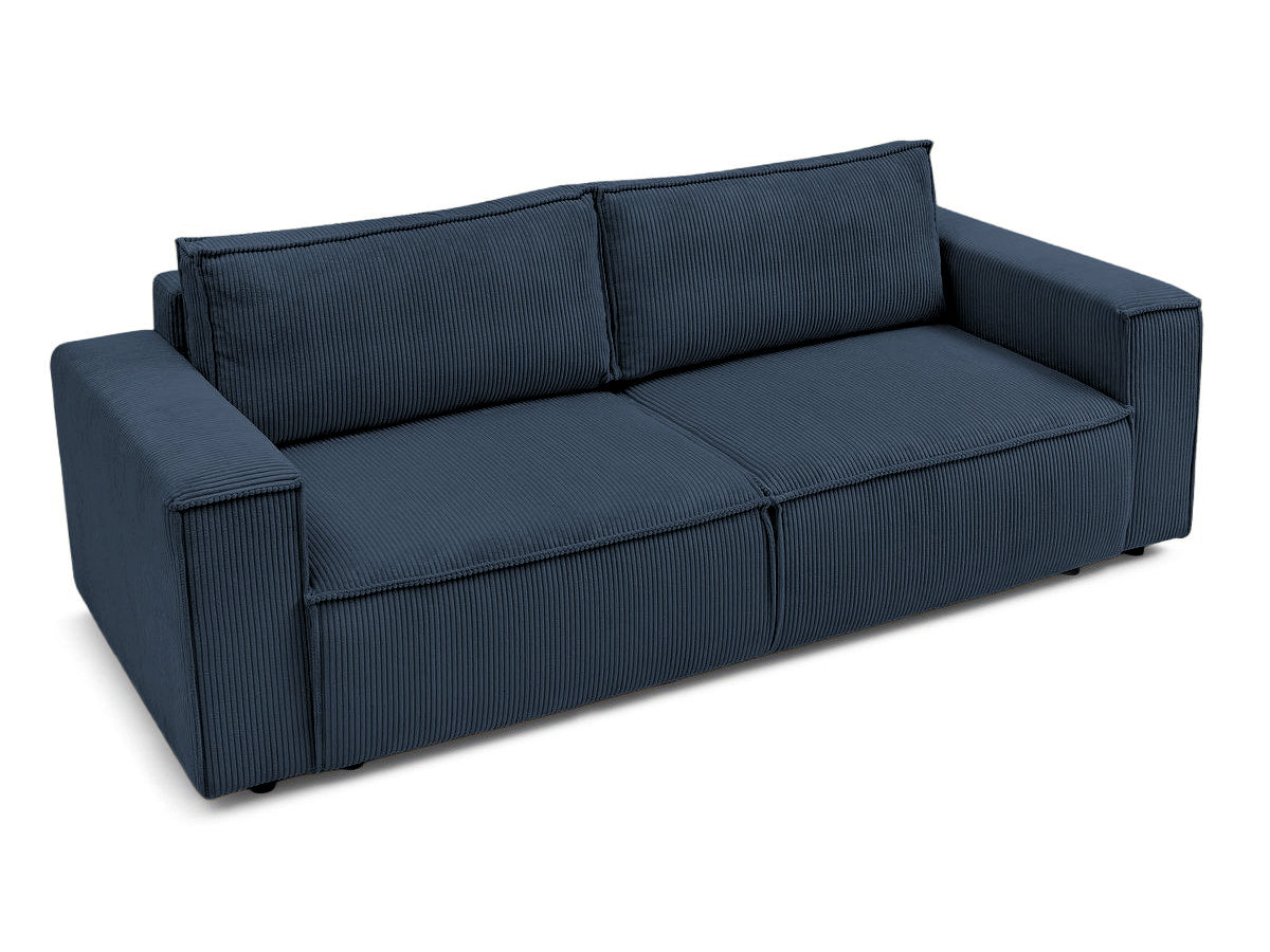 Canapea Extensibila 3 locuri Cloud, cu lada de depozitare, 240x87x85 cm - Prestigehome.ro - Canapea - Prestige - #color_Albastru-Fjord