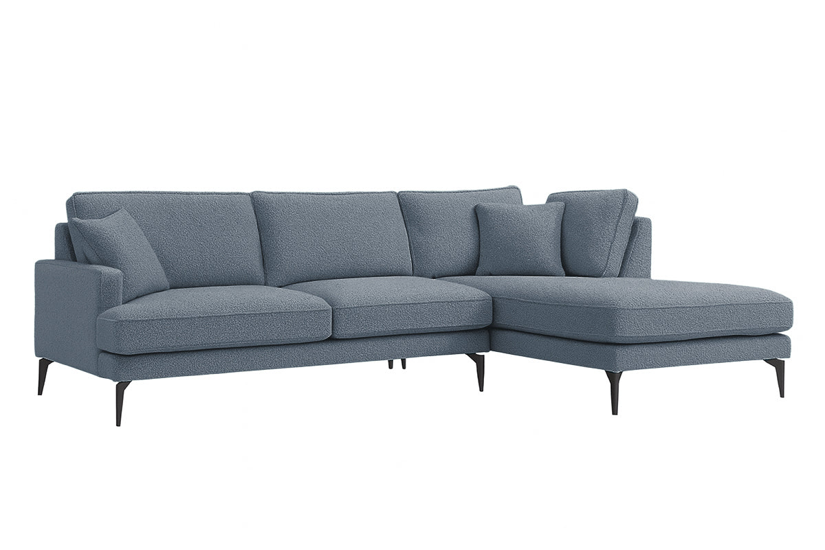 Colțar Fix AZURRO, cu ladă de depozitare, 280x90/180x85 cm - Prestigehome.ro - Colțar - Prestige #color_Albastru-Mystery