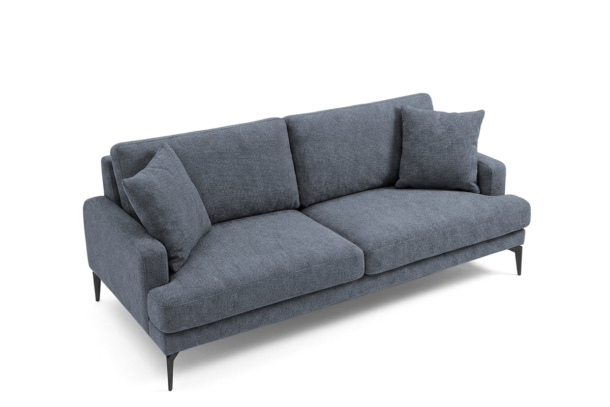 Colțar Fix AZURRO, cu ladă de depozitare, 280x90/180x85 cm - Prestigehome.ro - Colțar - Prestige #color_Albastru-Mystery