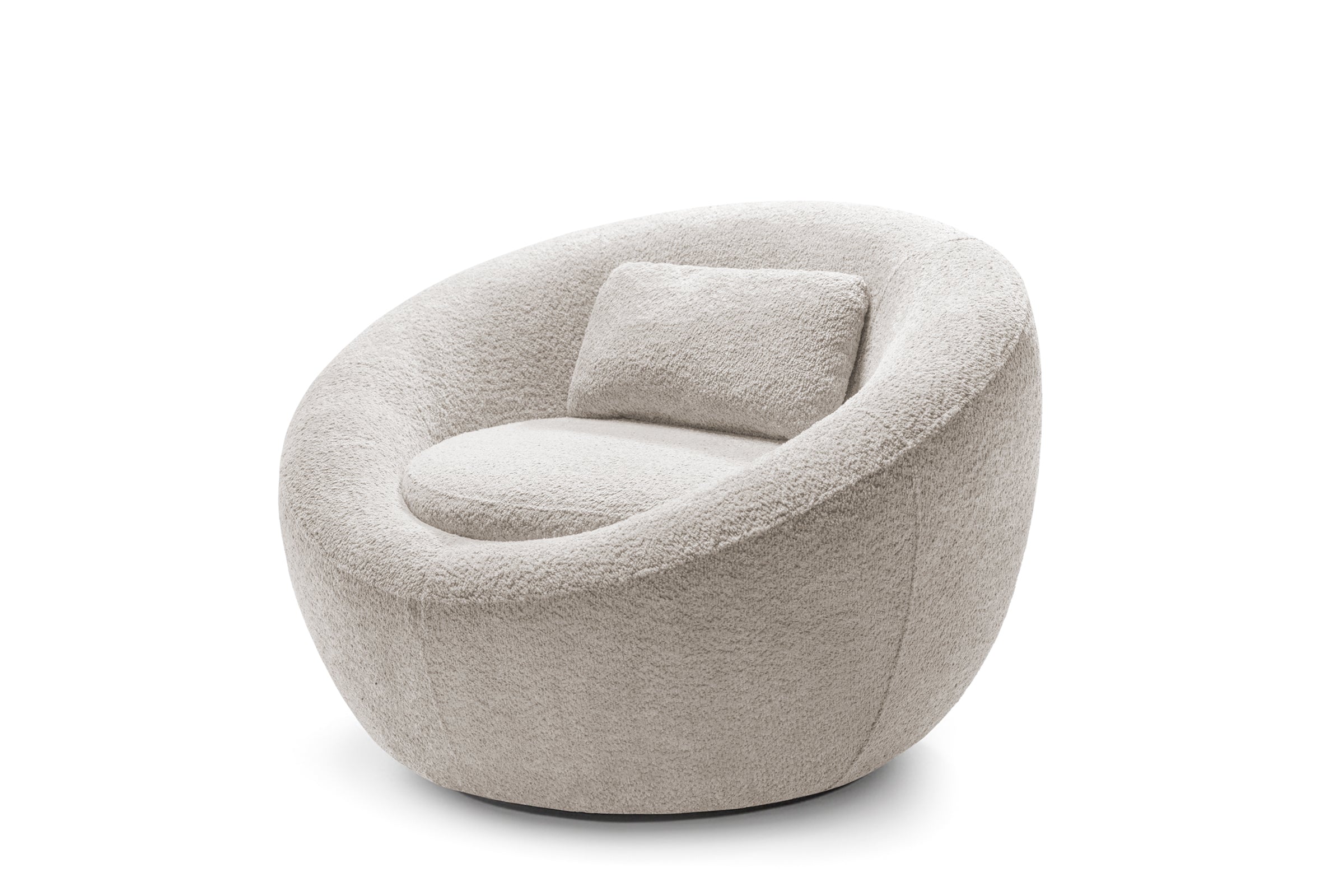 Fotoliu NIDO, suport lombar, 70x70x90 cm, #color_Crem-Anthology