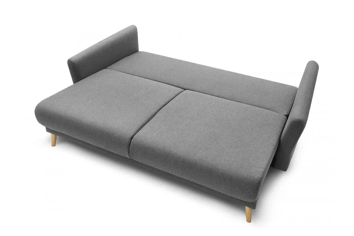 Canapea Extensibilă 3 locuri JULIET, cu ladă de depozitare, 215x88x95 cm - Prestigehome.ro - Canapea - Prestige #color_Gri-Inchis-Loft