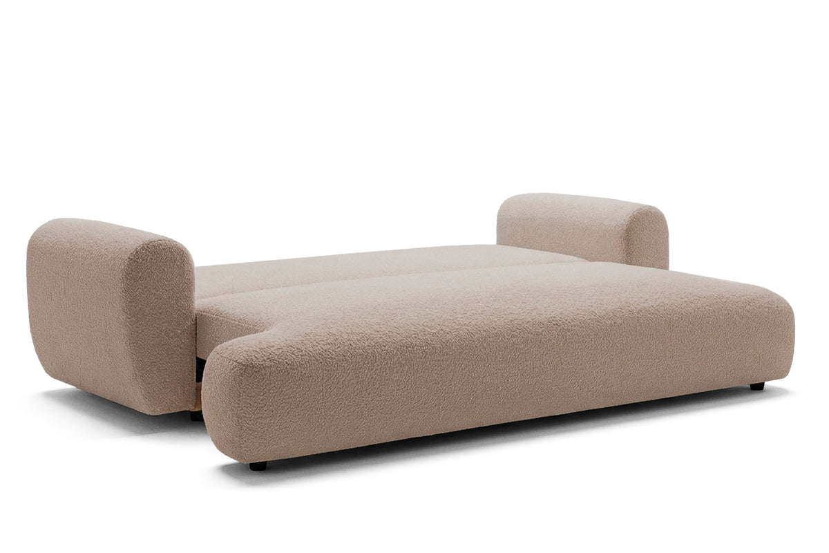 Canapea Extensibilă 3 locuri NOA, cu ladă depozitare, 244x108x80 cm, #color_Bej-Anthology