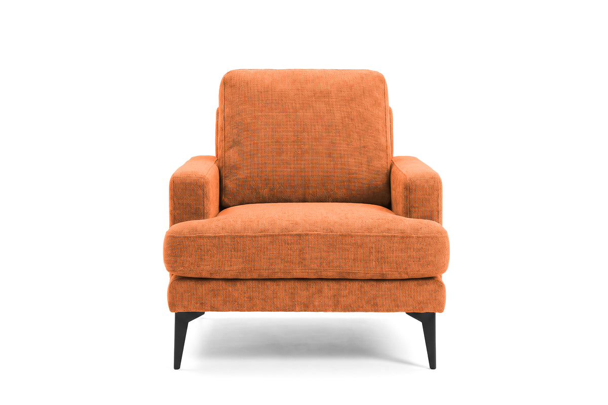 Colțar Fix AZURRO, cu ladă de depozitare, 280x90/180x85 cm - Prestigehome.ro - Colțar - Prestige #color_Portocaliu-Mystery