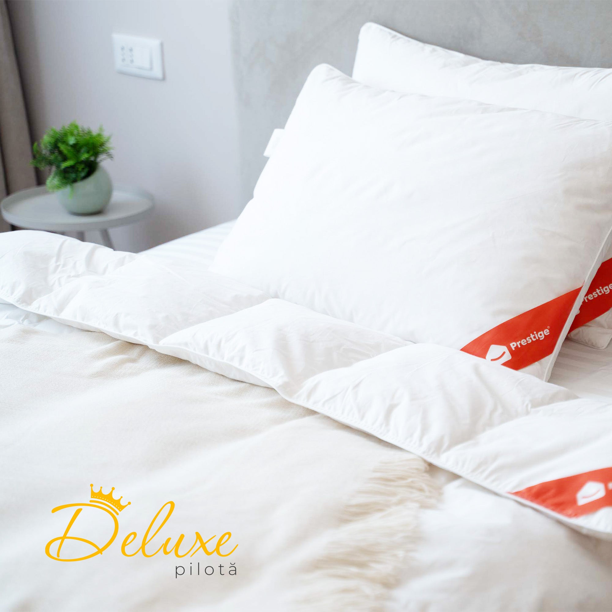 Pachet Saltea 160x200 Deluxe Double-Seturi Saltele + Perne + Pilote-Prestige Home-Prestige Home