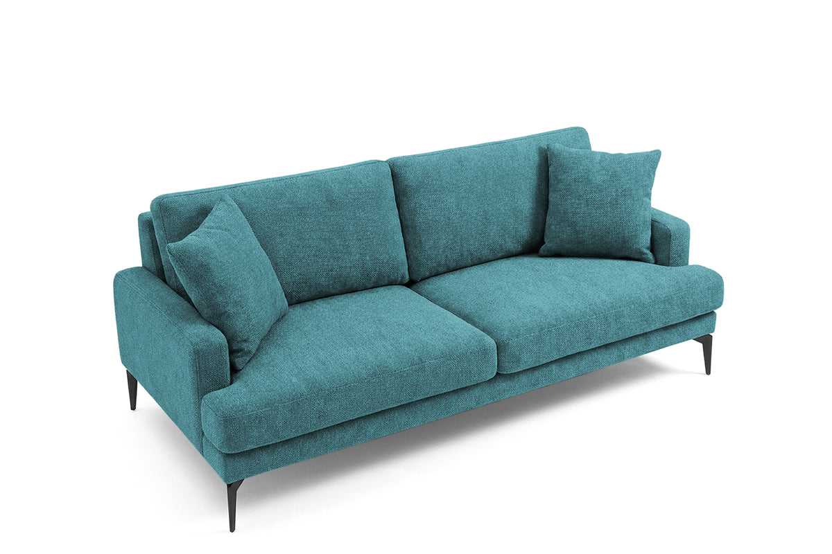 Colțar Fix AZURRO, cu ladă de depozitare, 280x90/180x85 cm - Prestigehome.ro - Colțar - Prestige #color_Turcoaz-Mystery