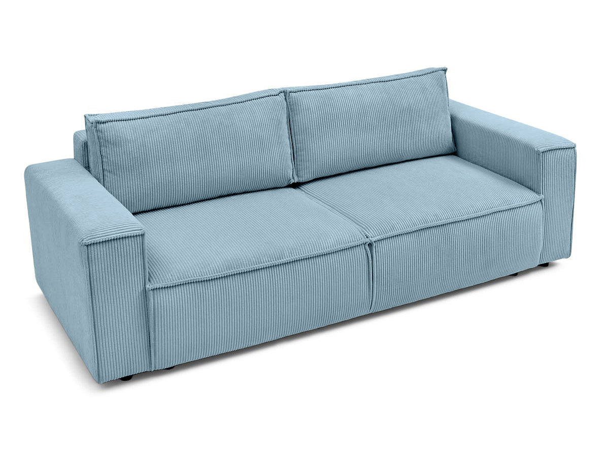 Canapea Extensibila 3 locuri Cloud, cu lada de depozitare, 240x87x85 cm - Prestigehome.ro - Canapea - Prestige - #Color_Albastru-Deschis-Fjord