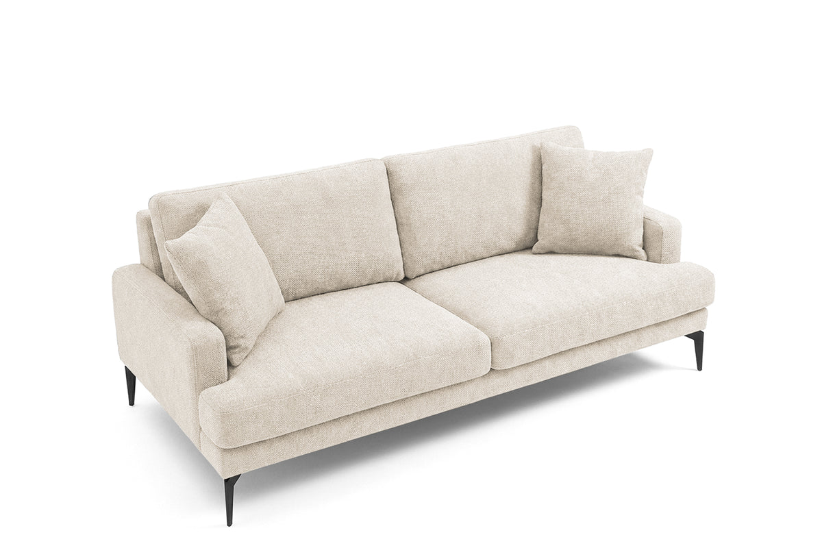 Colțar Fix AZURRO, cu ladă de depozitare, 280x90/180x85 cm - Prestigehome.ro - Colțar - Prestige #color_Crem-Mystery