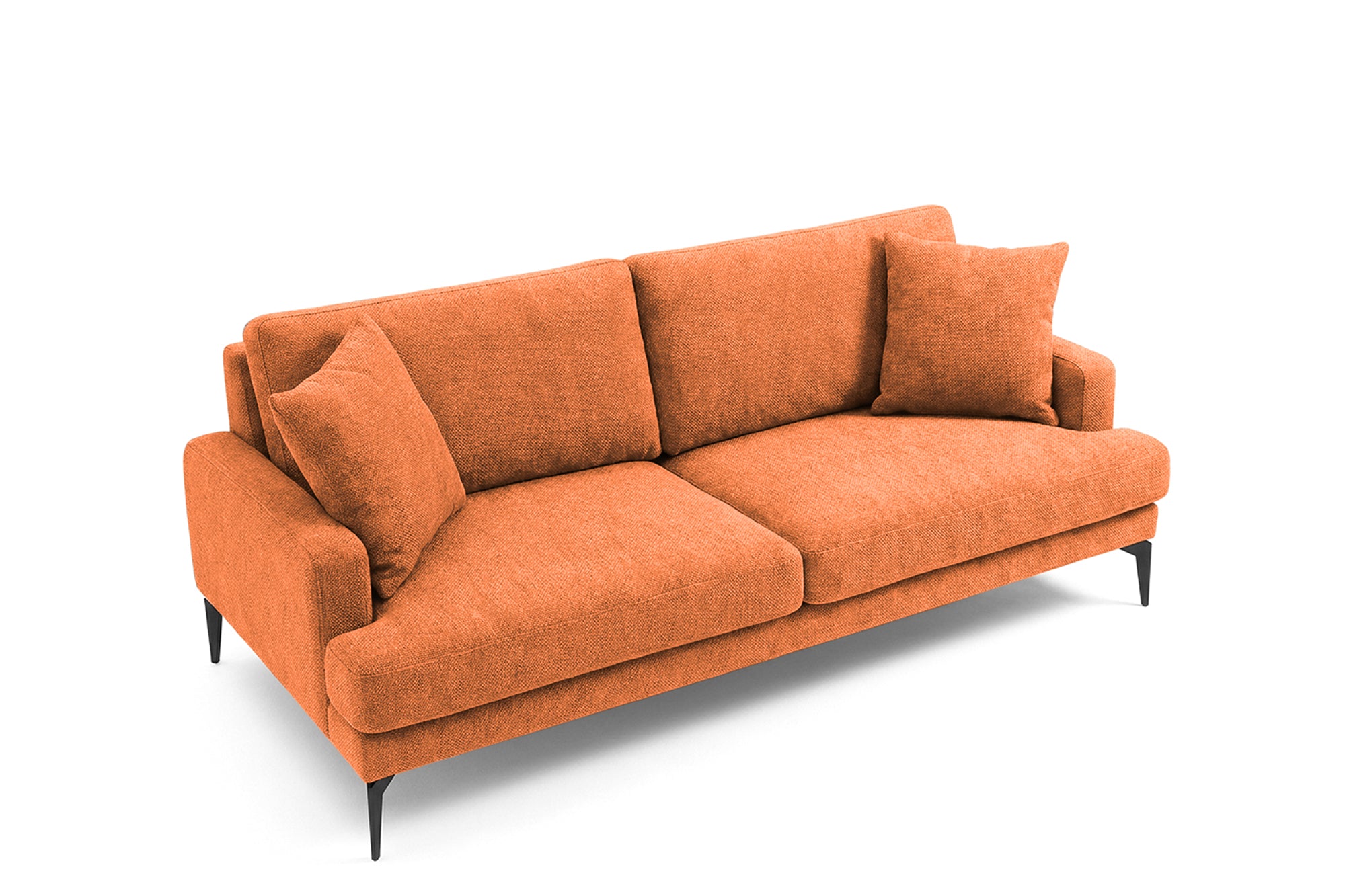 Colțar Fix AZURRO, cu ladă de depozitare, 280x90/180x85 cm - Prestigehome.ro - Colțar - Prestige #color_Portocaliu-Mystery