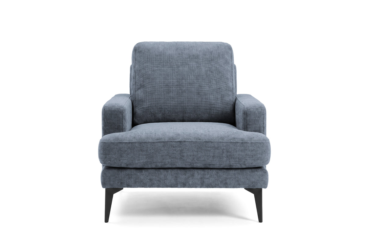 Colțar Fix AZURRO, cu ladă de depozitare, 280x90/180x85 cm - Prestigehome.ro - Colțar - Prestige #color_Albastru-Mystery