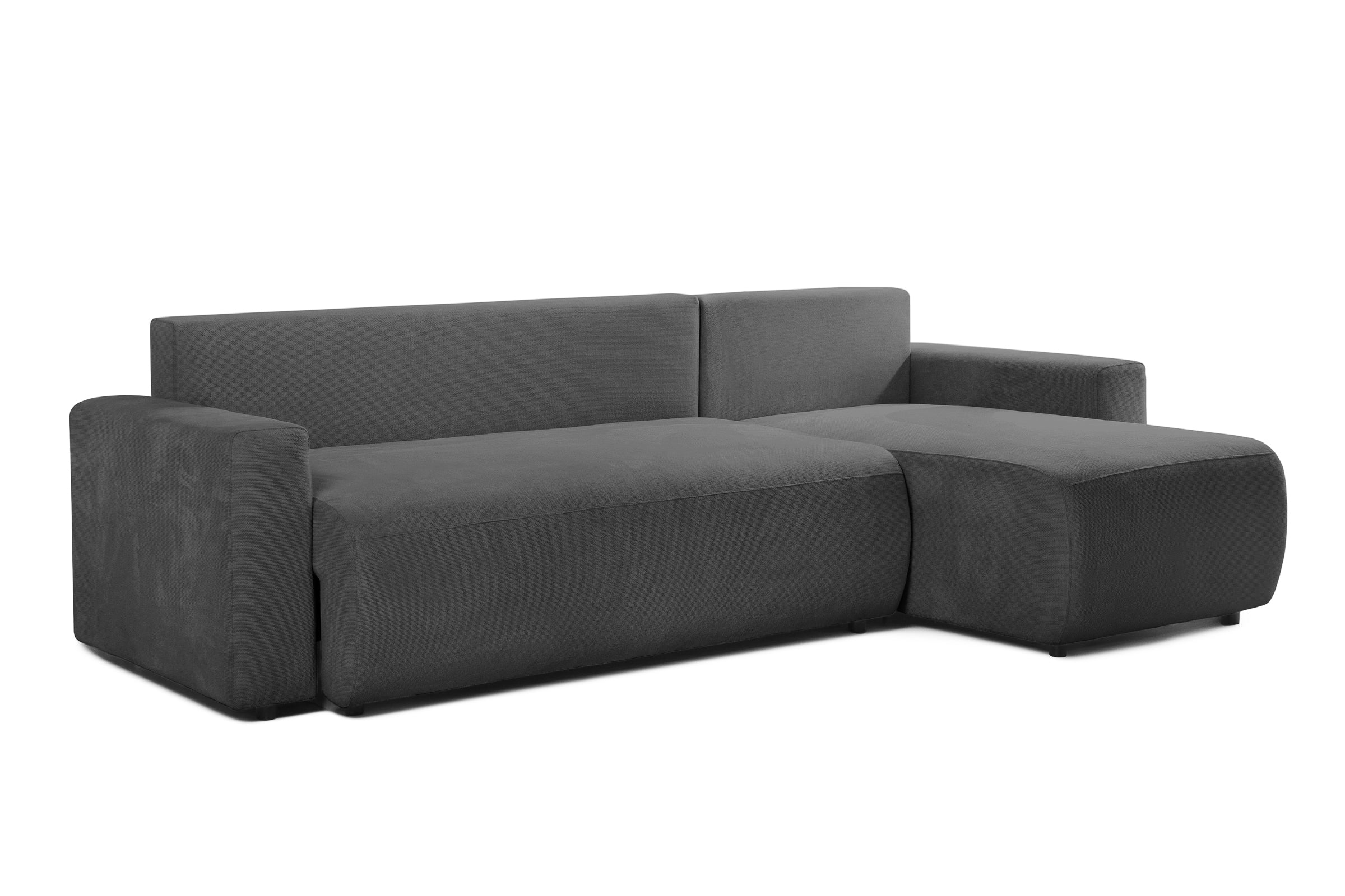 Canapea Extensibilă 3 locuri KENZO, 235x100x93 cm, #color_Gri-Cenusiu-Memphis