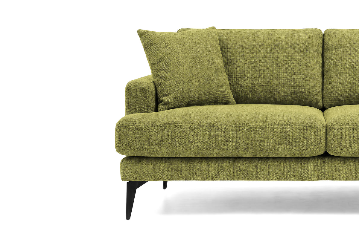 Colțar Fix AZURRO, cu ladă de depozitare, 280x90/180x85 cm - Prestigehome.ro - Colțar - Prestige #color_Verde-Olive-Mystery