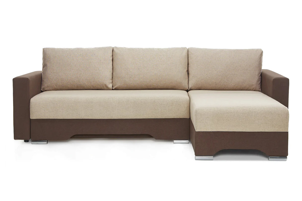 Colțar extensibil cesar, cu ladă de depozitare, șezlong interschimbabil, 247x160x85 cm - outlet