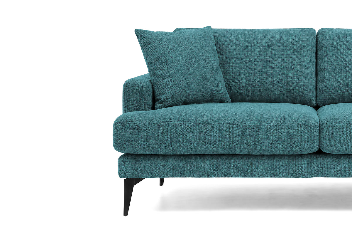 Colțar Fix AZURRO, cu ladă de depozitare, 280x90/180x85 cm - Prestigehome.ro - Colțar - Prestige #color_Turcoaz-Mystery