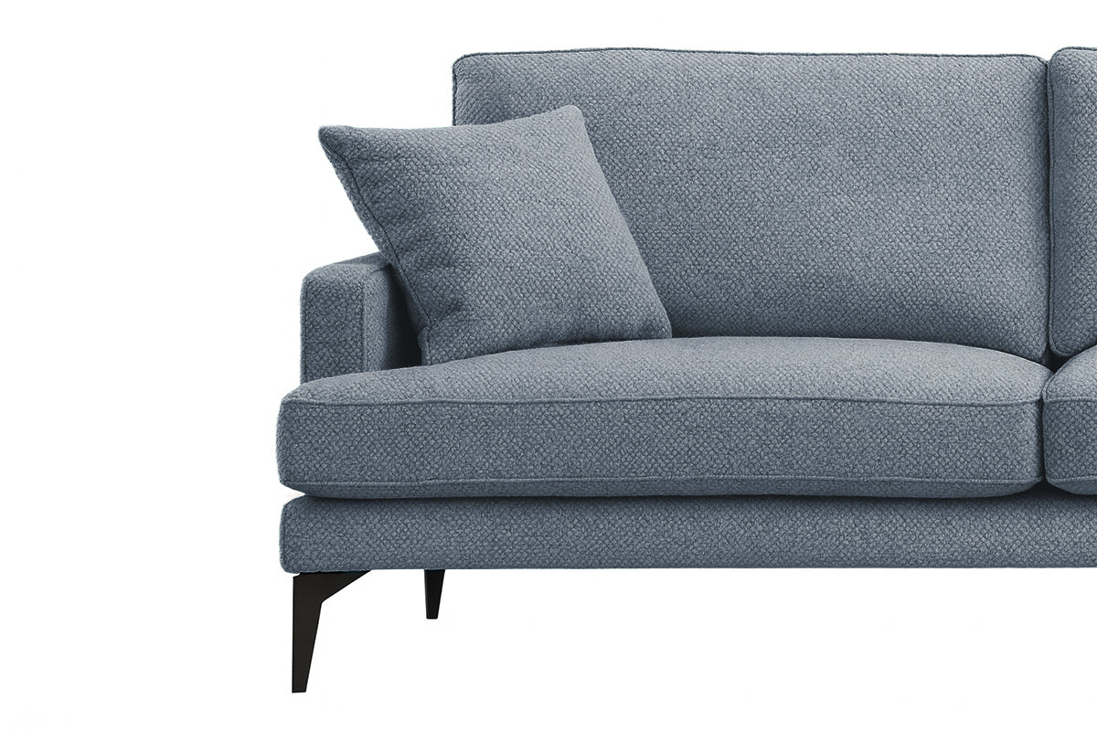 Colțar Fix AZURRO, cu ladă de depozitare, 280x90/180x85 cm - Prestigehome.ro - Colțar - Prestige #color_Albastru-Mystery