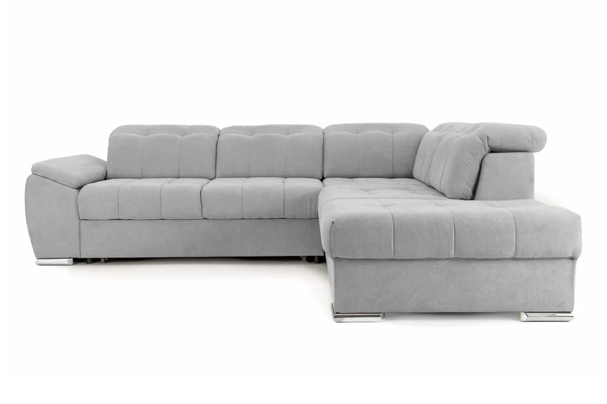 Colțar Extensibil ENZO, cu tetiere, variante stânga/dreapta, 255x220x100 cm