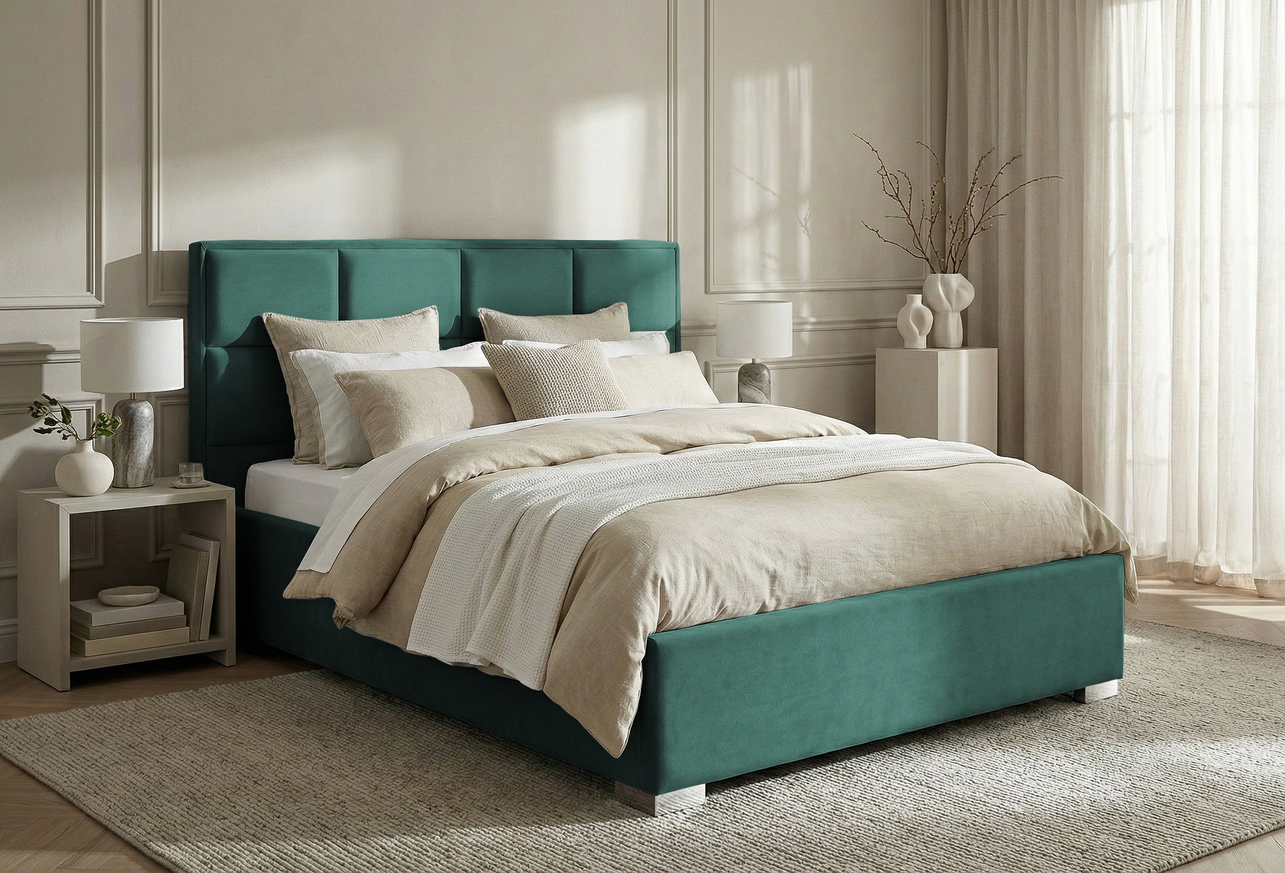 Pat Tapitat Melbourne, cu Lada Rabatabil, Prestigehome.ro, Prestige, #color_swing-verde
