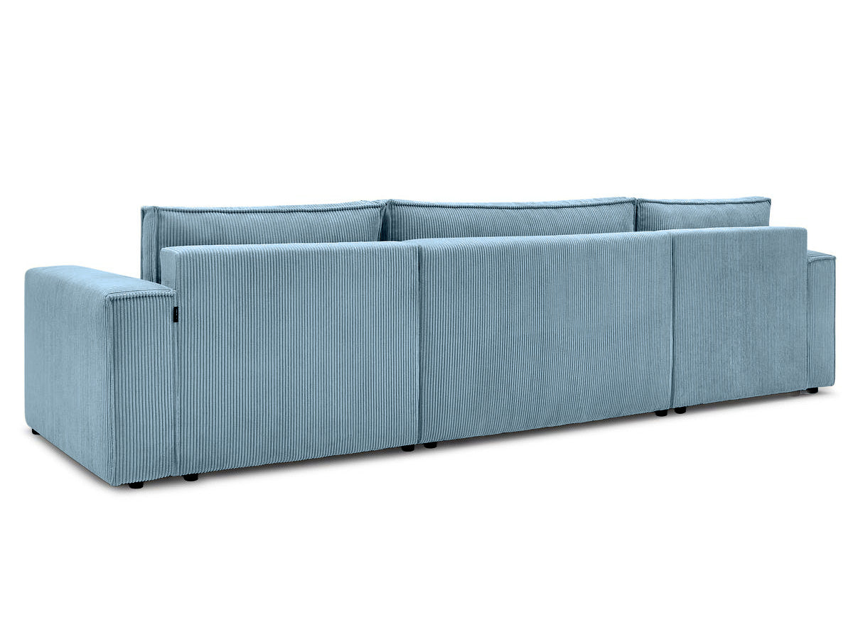 Colțar in formă de U Extensibil CLOUD, cu ladă de depozitare, 384x148x88cm - Prestigehome.ro - Coltar - Prestige - #Color_Albastru-Deschis-Fjord