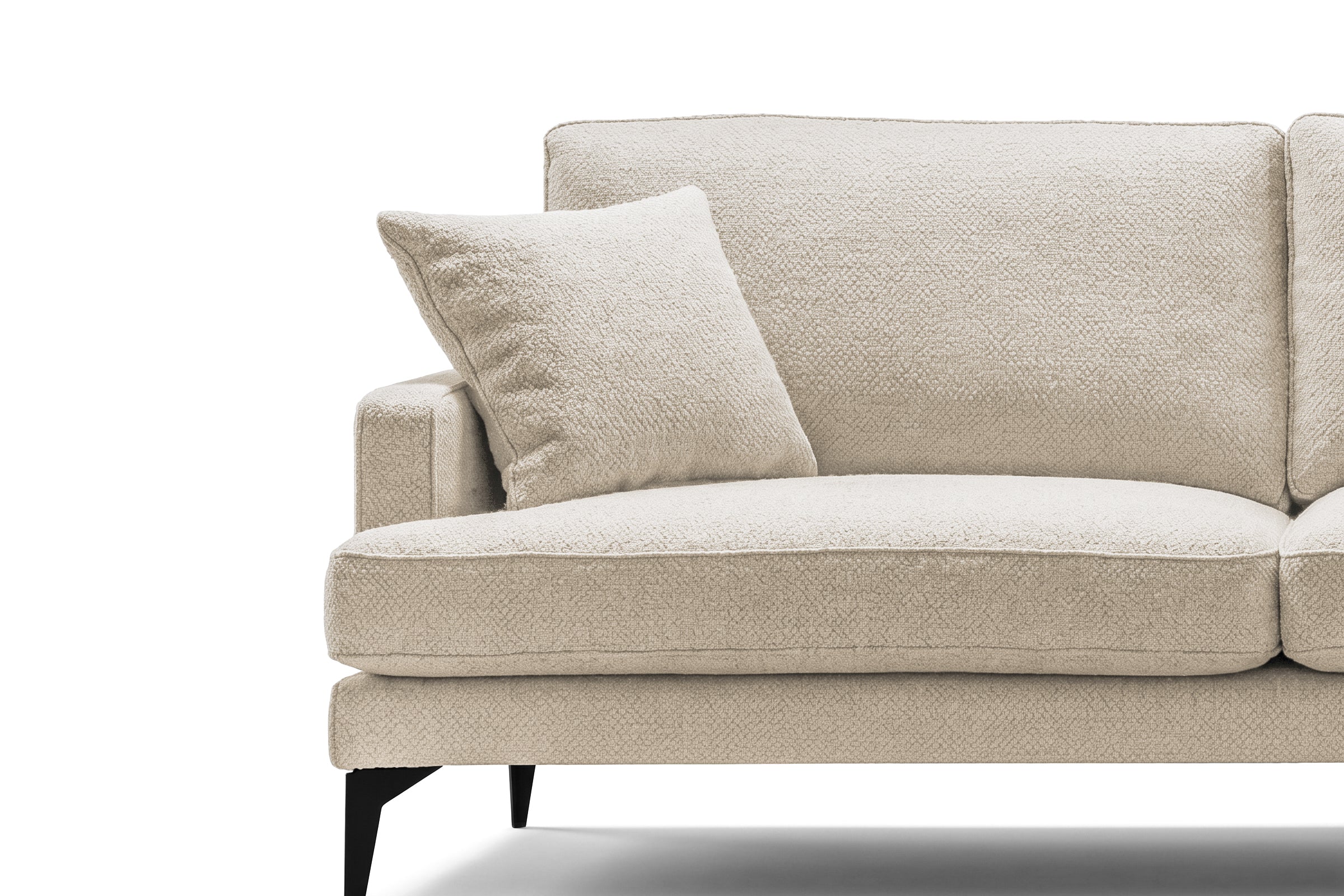 Colțar Fix AZURRO, cu ladă de depozitare, 280x90/180x85 cm - Prestigehome.ro - Colțar - Prestige #color_Crem-Mystery
