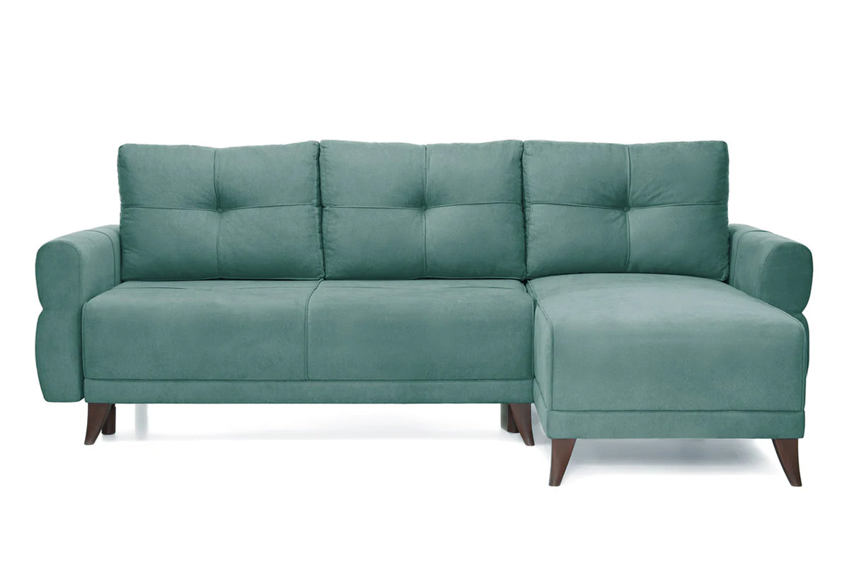 Colțar Extensibil LARIN, cu ladă de depozitare, șezlong interschimbabil, 235x90x100 cm - Outlet