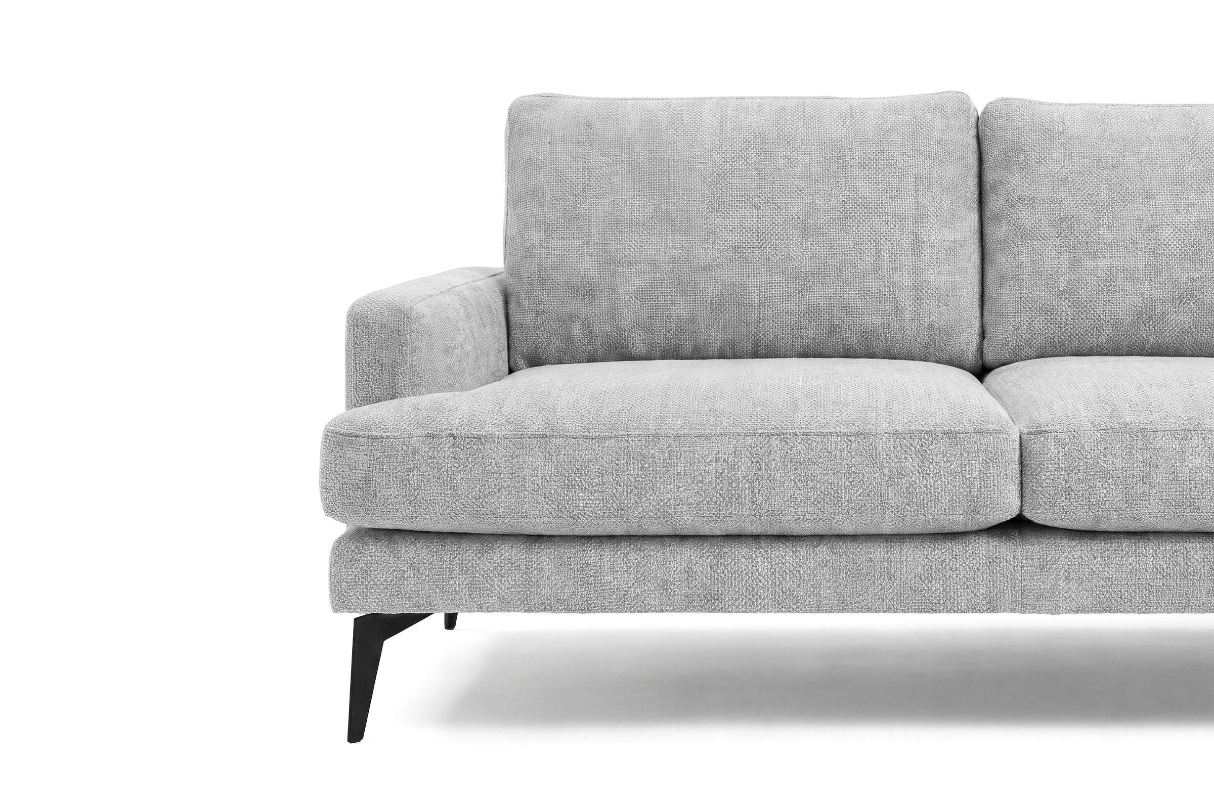 Colțar Fix AZURRO, cu ladă de depozitare, 280x90/180x85 cm - Prestigehome.ro - Colțar - Prestige #color_Gri-Argintiu-Mystery