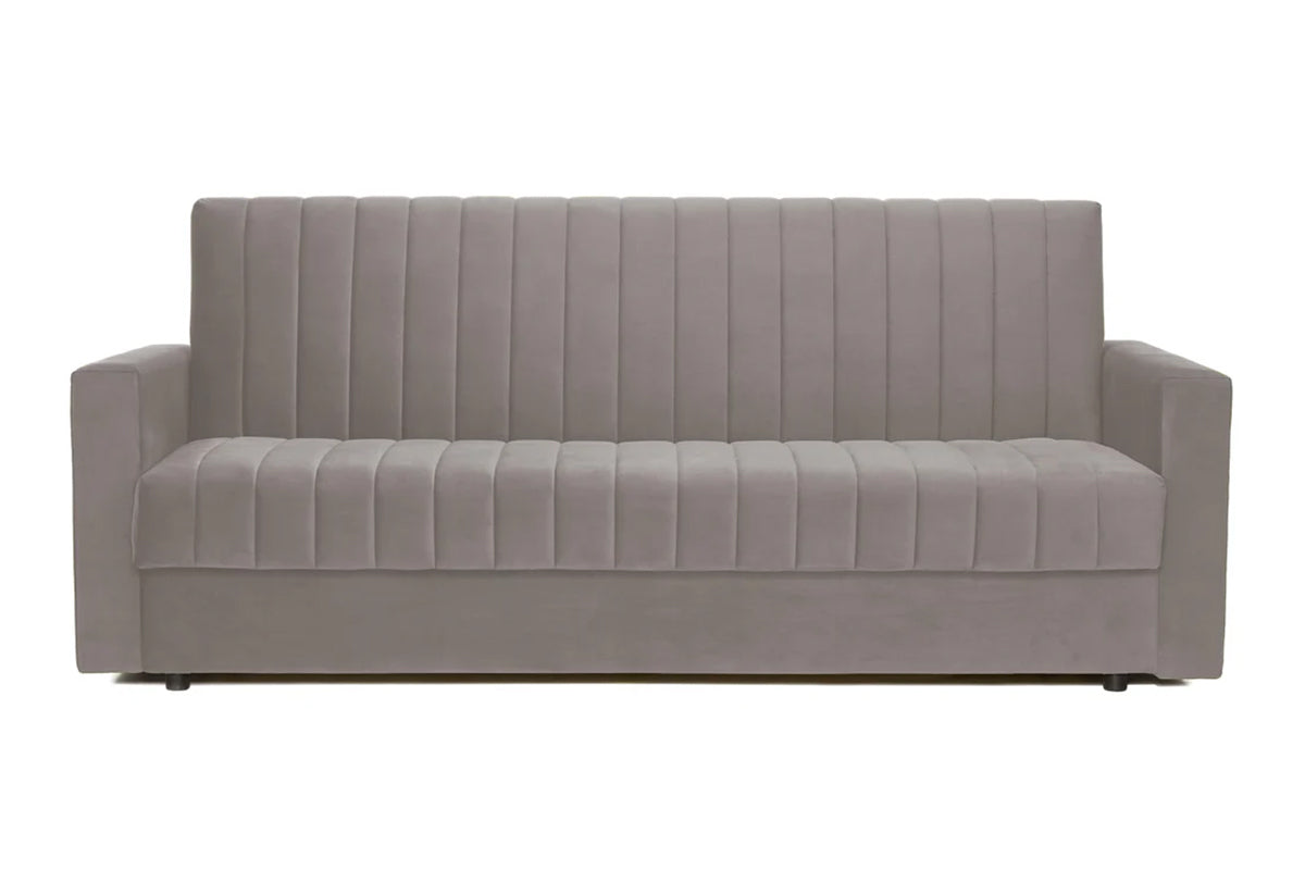 Canapea Extensibila 3 locuri Emerald, cu lada de depozitare 215x70x90 cm- Prestigehome.ro - Canapea - Prestige - #Color_velutto-Gri