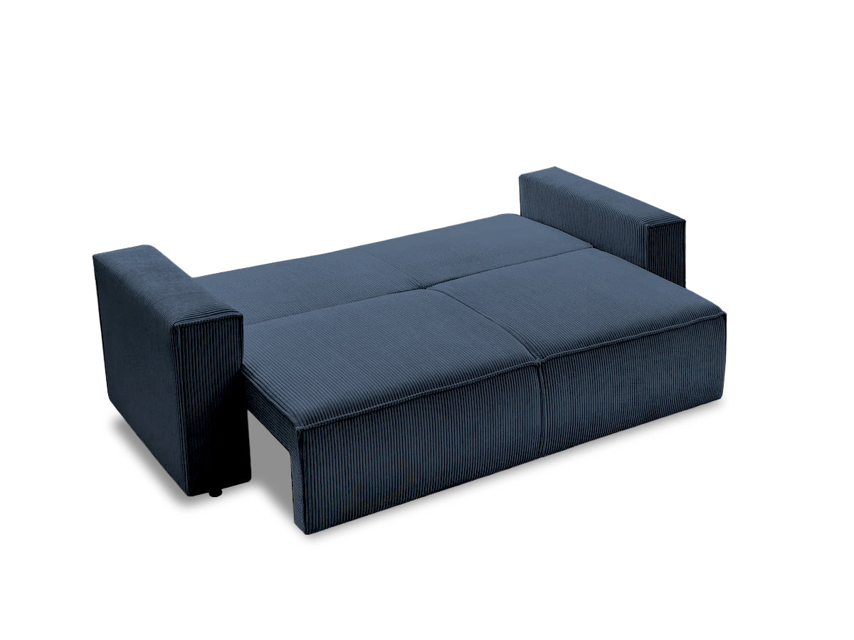 Canapea Extensibila 3 locuri Cloud, cu lada de depozitare, 240x87x85 cm - Prestigehome.ro - Canapea - Prestige - #color_Albastru-Fjord