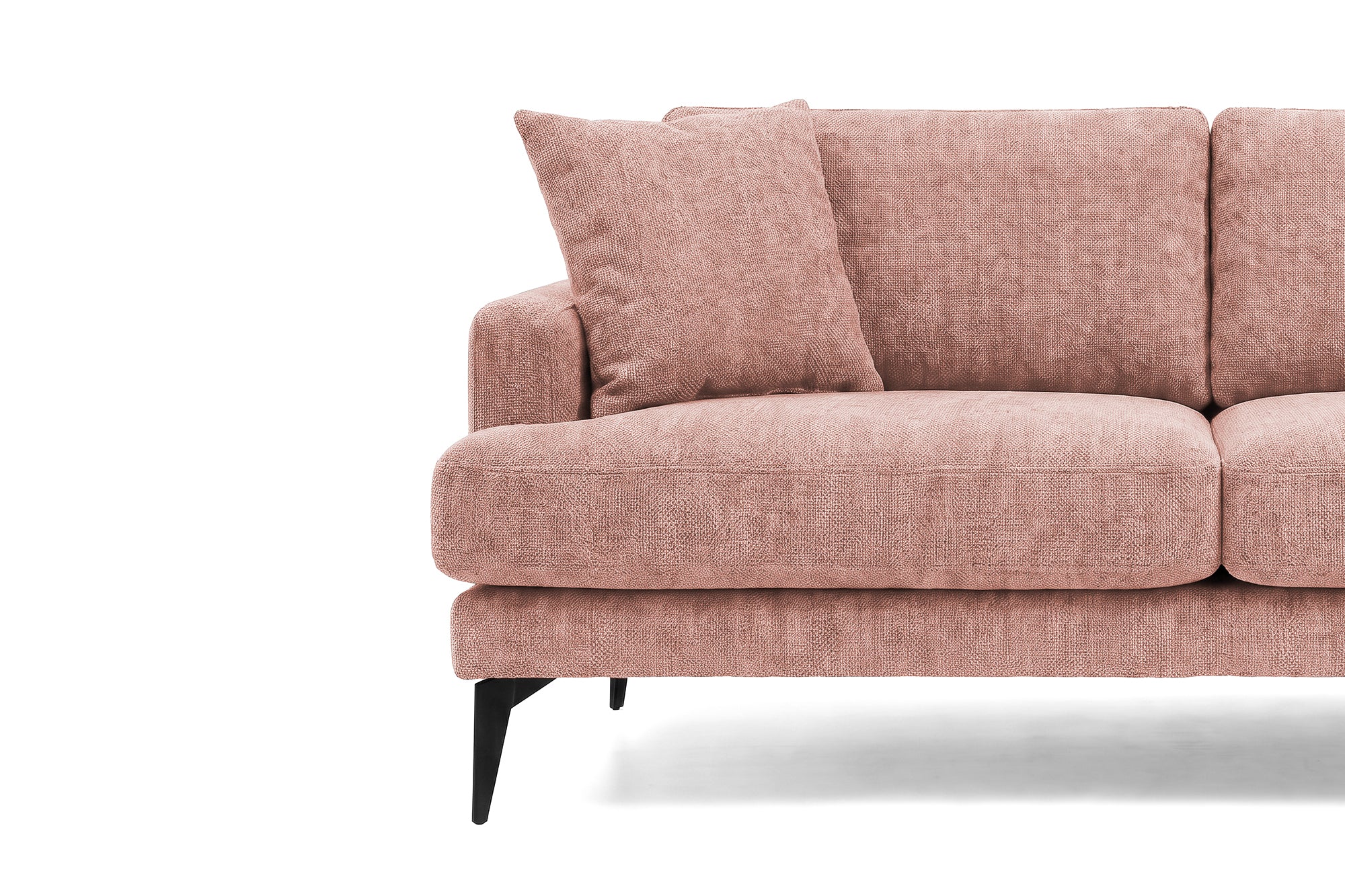 Colțar Fix AZURRO, cu ladă de depozitare, 280x90/180x85 cm - Prestigehome.ro - Colțar - Prestige #color_Roz-Mystery