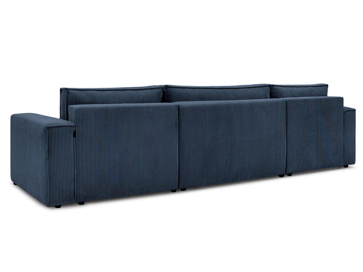 Colțar in formă de U Extensibil CLOUD, cu ladă de depozitare, 384x148x88cm - Prestigehome.ro - Coltar - Prestige - #color_Albastru-Fjord