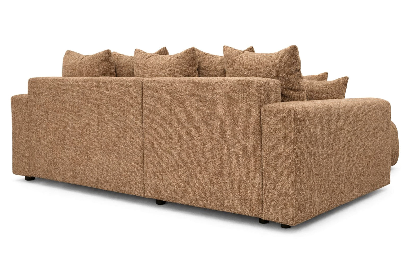 Colțar Extensibil LIVIGNO, cu ladă de depozitare, șezlong interschimbabil, 271x153x95 cm, Caramel - Outlet