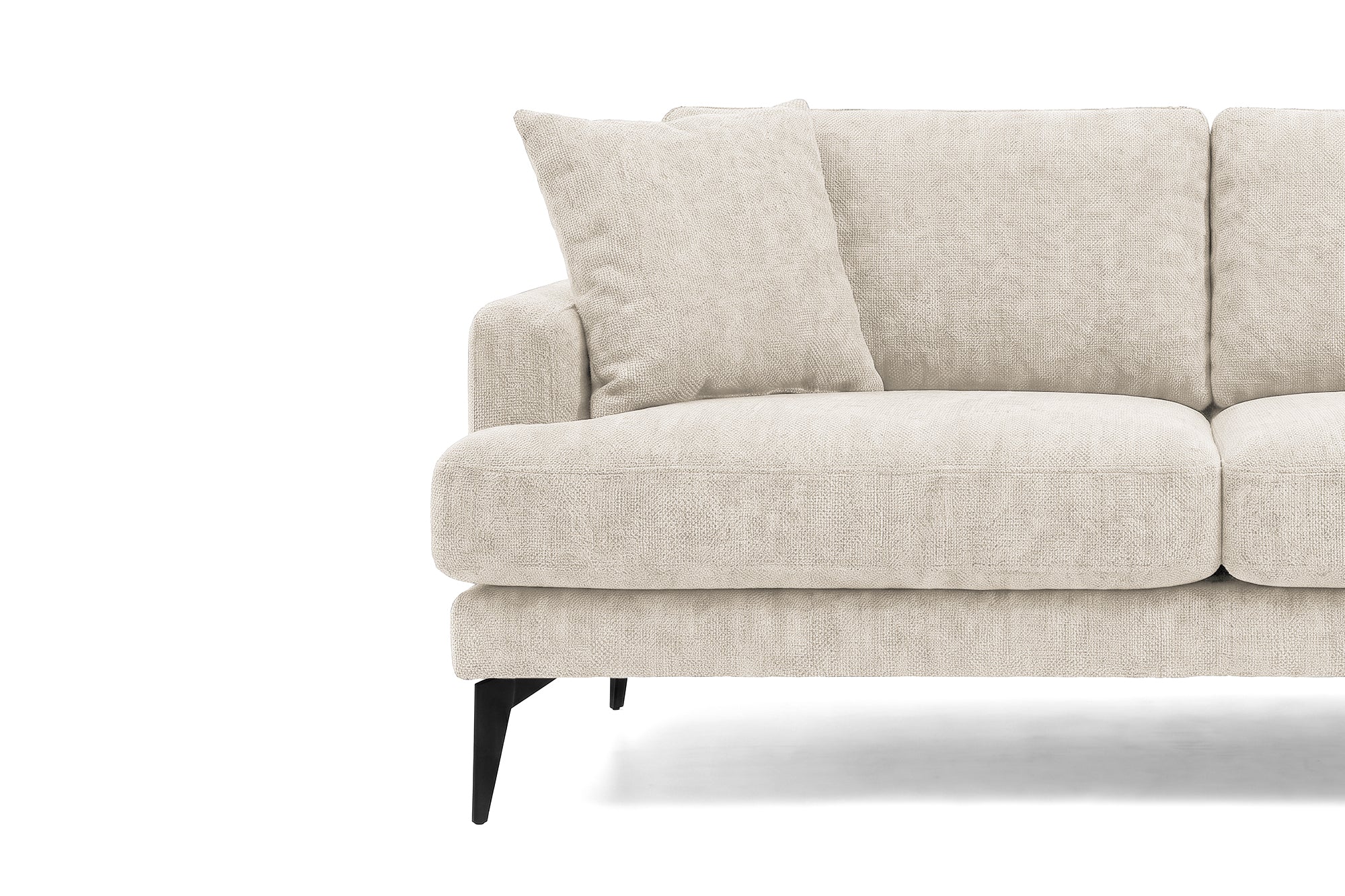 Colțar Fix AZURRO, cu ladă de depozitare, 280x90/180x85 cm - Prestigehome.ro - Colțar - Prestige #color_Crem-Mystery