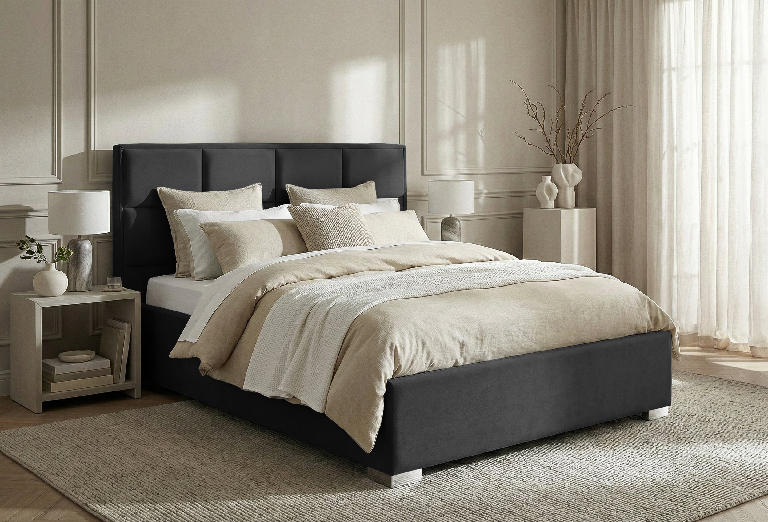 Pat Tapitat Melbourne, cu Lada Rabatabil, Prestigehome.ro, Prestige, #color_swing-antracit