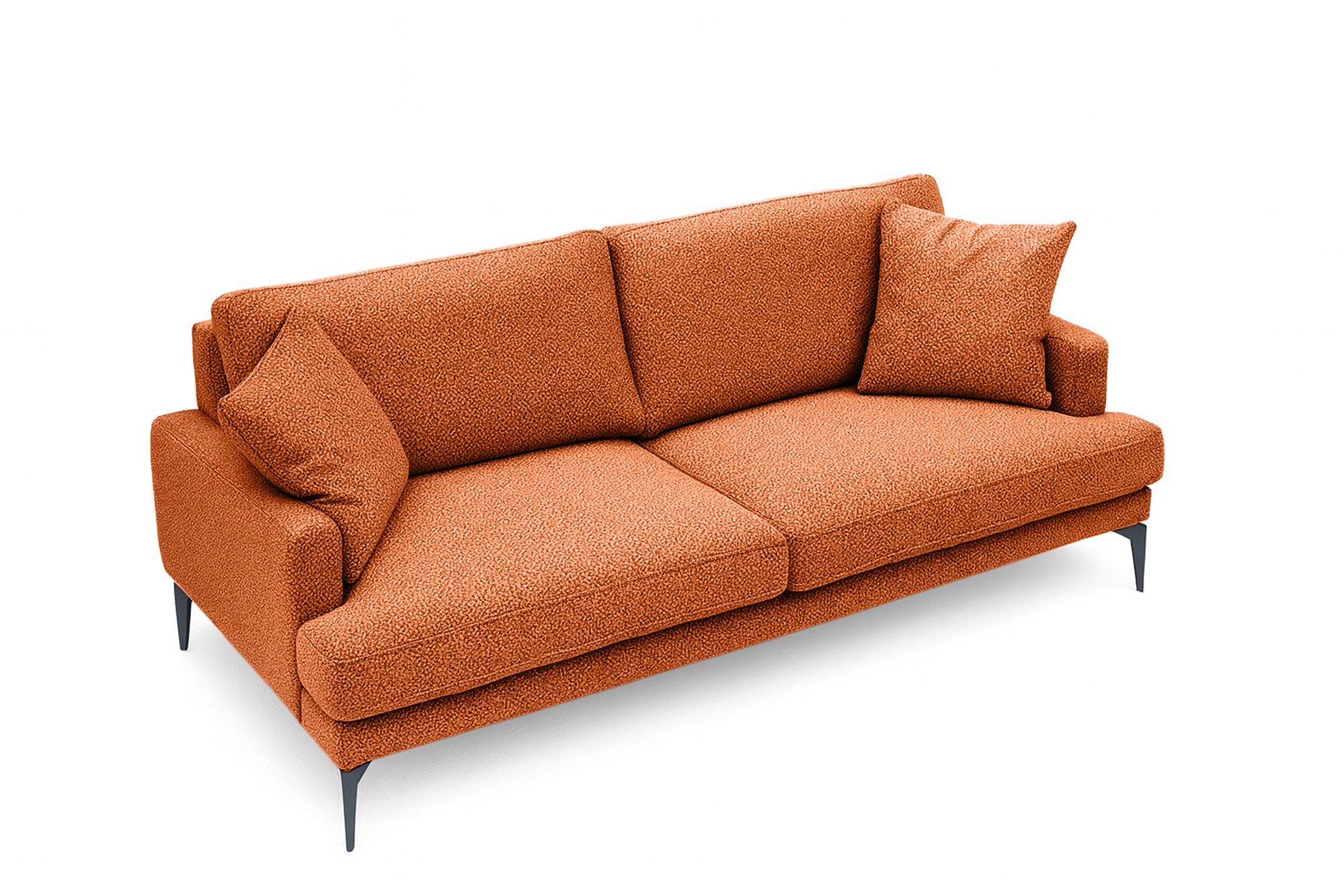 Canapea Fixă AZURRO, 2 locuri, 175x90x85 cm - Prestigehome.ro - Canapea - Prestige #color_Portocaliu-Mystery