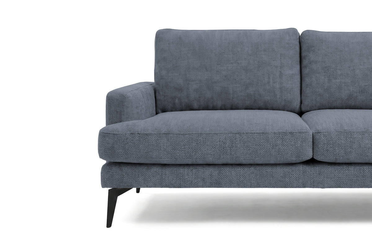 Colțar Fix AZURRO, cu ladă de depozitare, 280x90/180x85 cm - Prestigehome.ro - Colțar - Prestige #color_Albastru-Mystery