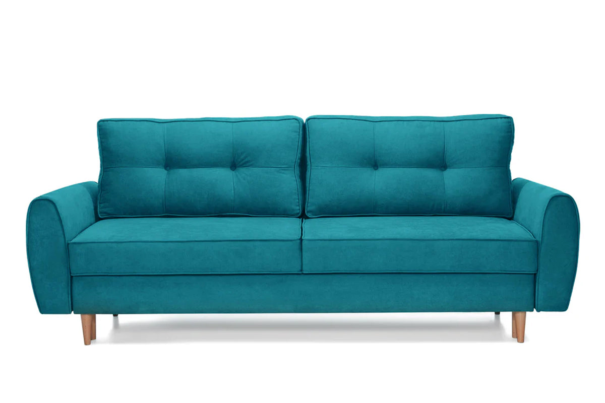 Canapea Extensibilă 3 locuri, RIGA, cu ladă de depozitare, 229x90x90 cm