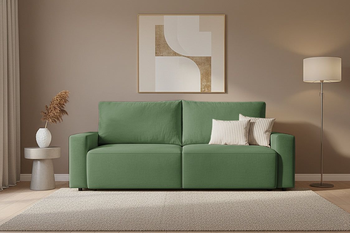 Canapea Extensibilă 3 locuri KENZO, 235x100x93 cm, #color_Verde-Memphis
